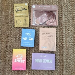 NWT POPMASK FACE MASKS SHOWER STEAMERS PINCH DEW CARE BUNDLE